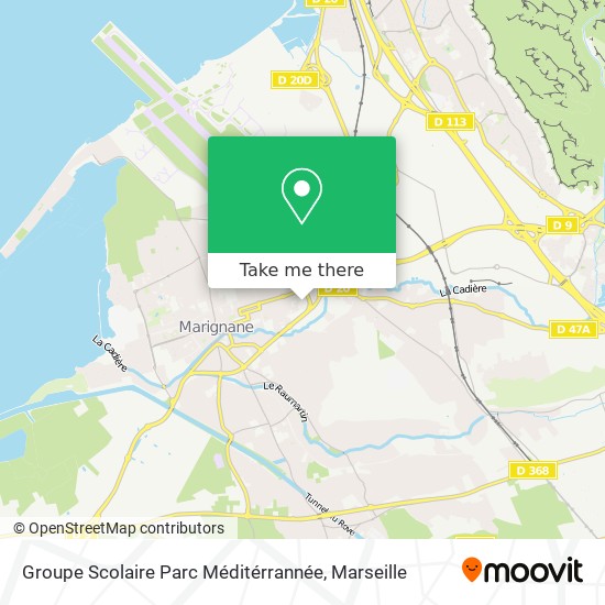 Groupe Scolaire Parc Méditérrannée map