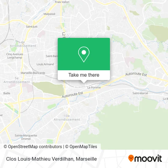 Clos Louis-Mathieu Verdilhan map