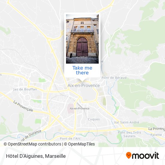 Hôtel D'Aiguines map