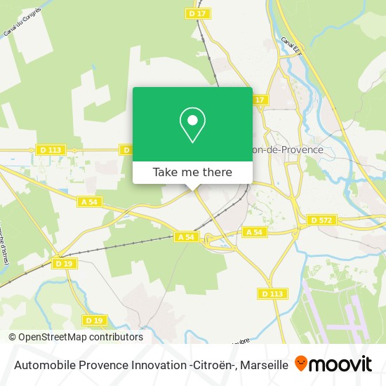 Mapa Automobile Provence Innovation -Citroën-