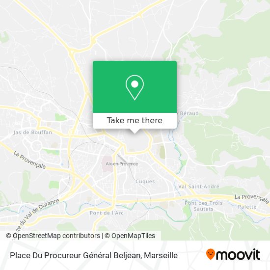 Place Du Procureur Général Beljean map