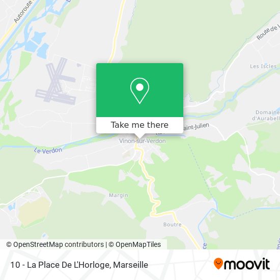 10 - La Place De L'Horloge map