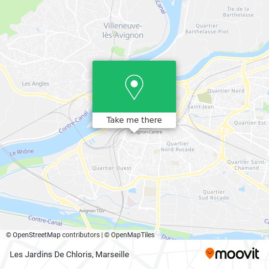Les Jardins De Chloris map