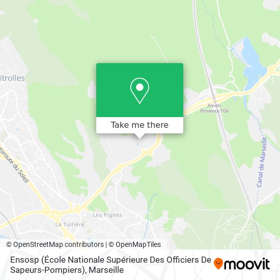 Ensosp (École Nationale Supérieure Des Officiers De Sapeurs-Pompiers) map