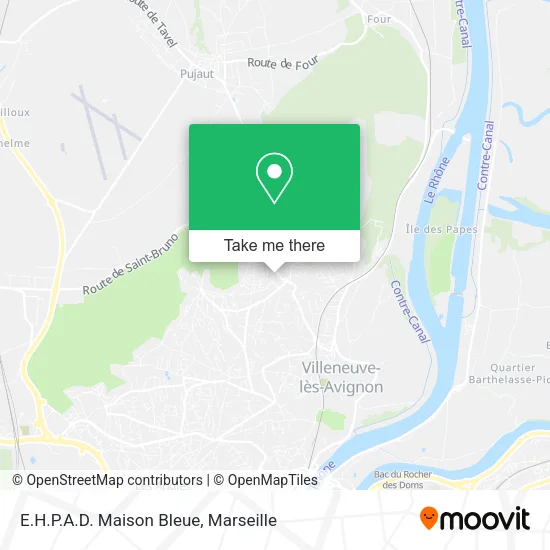 E.H.P.A.D. Maison Bleue map