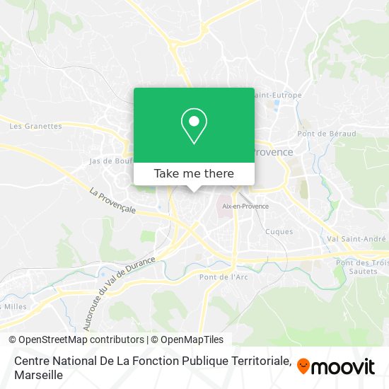 Centre National De La Fonction Publique Territoriale map