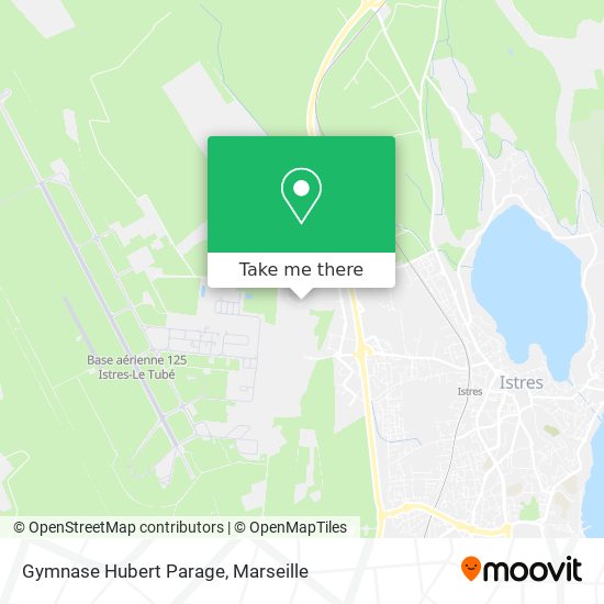 Mapa Gymnase Hubert Parage