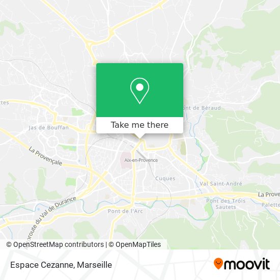 Mapa Espace Cezanne