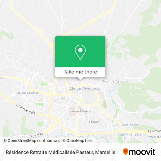 Résidence Retraite Médicalisée Pasteur map