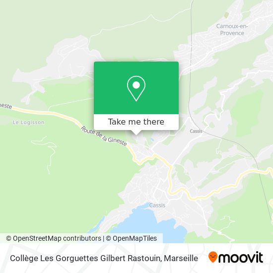 Collège Les Gorguettes Gilbert Rastouin map