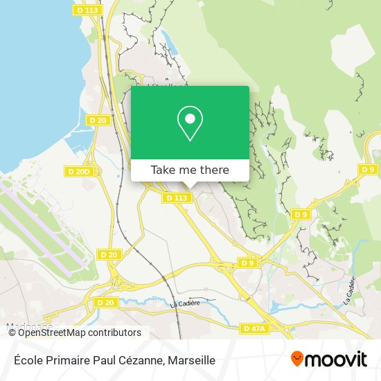 École Primaire Paul Cézanne map