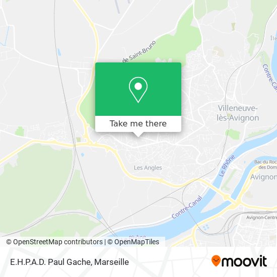 E.H.P.A.D. Paul Gache map