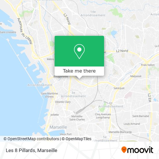 Les 8 Pillards map
