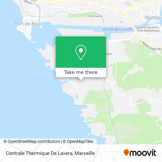 Centrale Thermique De Lavera map