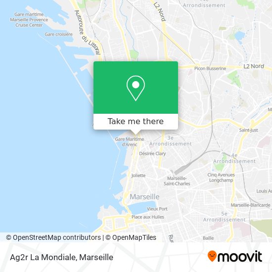 Ag2r La Mondiale map