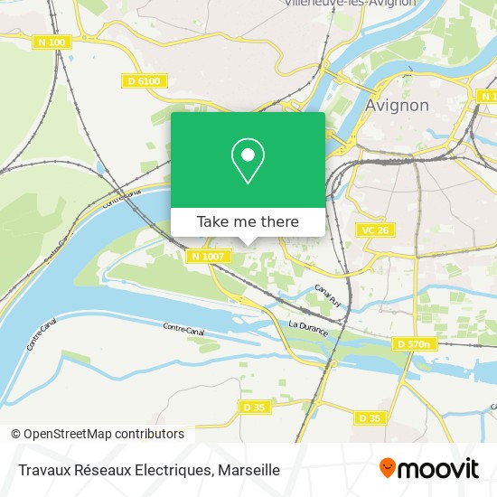 Mapa Travaux Réseaux Electriques