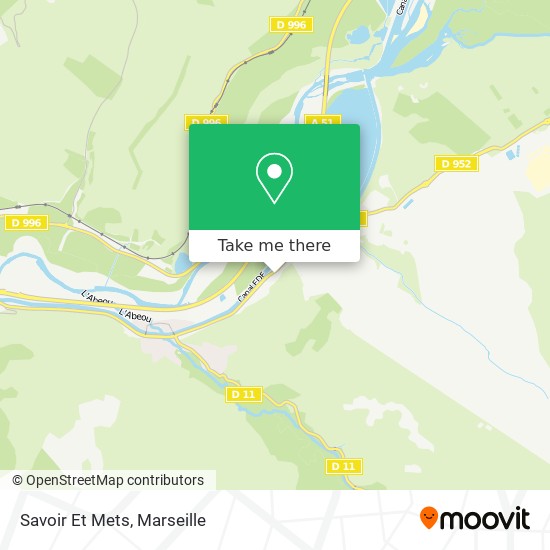 Savoir Et Mets map
