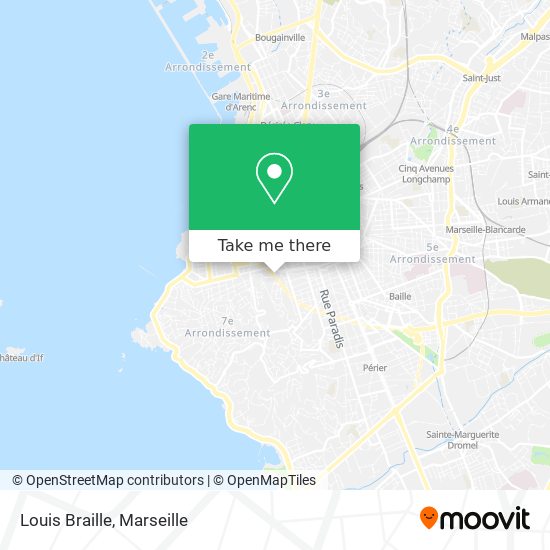 Louis Braille map