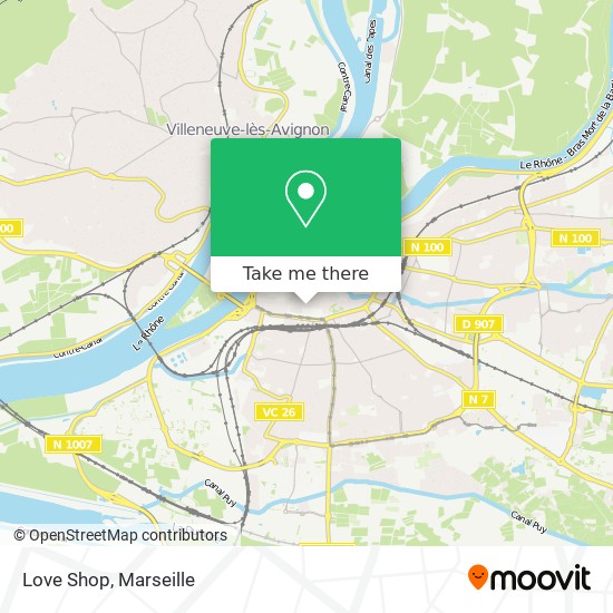 Love Shop map