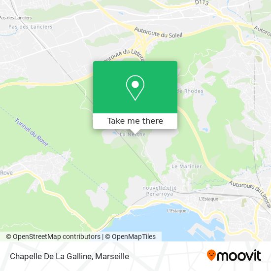Chapelle De La Galline map
