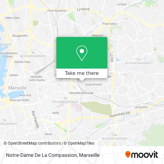 Mapa Notre-Dame De La Compassion