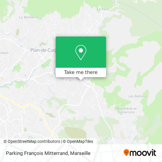 Parking François Mitterrand map