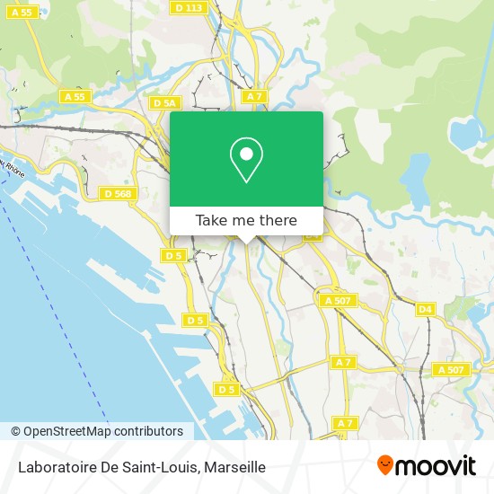 Laboratoire De Saint-Louis map