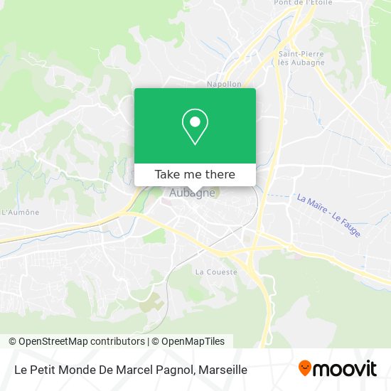 Le Petit Monde De Marcel Pagnol map