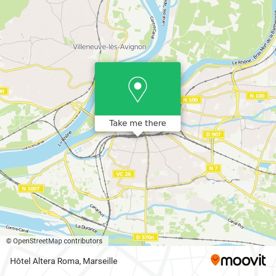 Mapa Hôtel Altera Roma