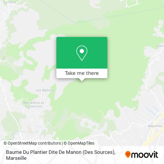 Baume Du Plantier Dite De Manon (Des Sources) map