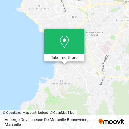 Auberge De Jeunesse De Marseille Bonneveine map