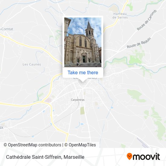 Cathédrale Saint-Siffrein map