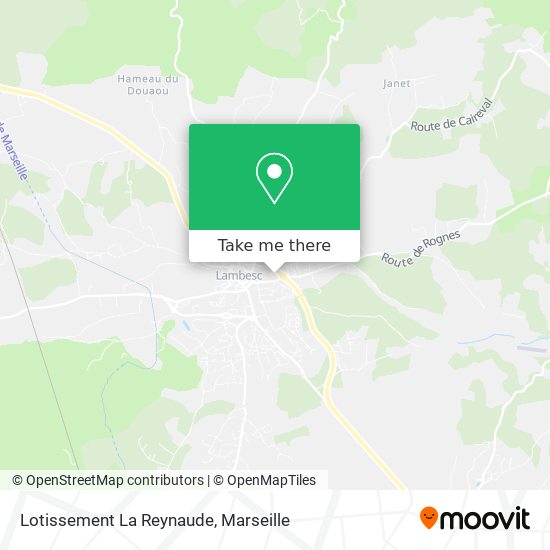 Lotissement La Reynaude map