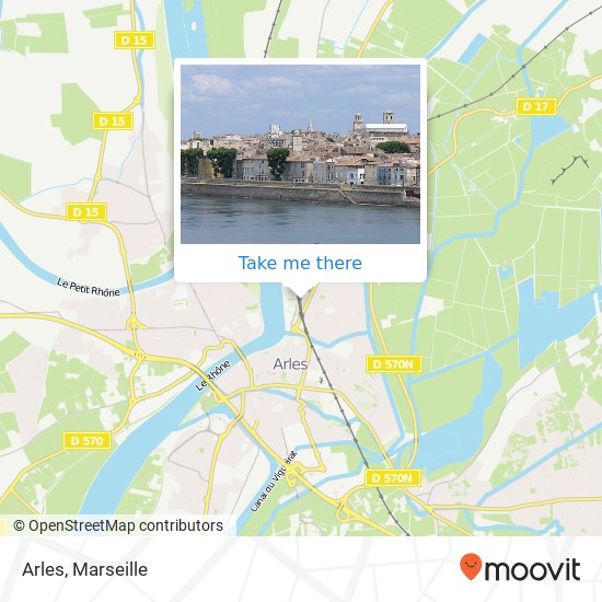 Mapa Arles