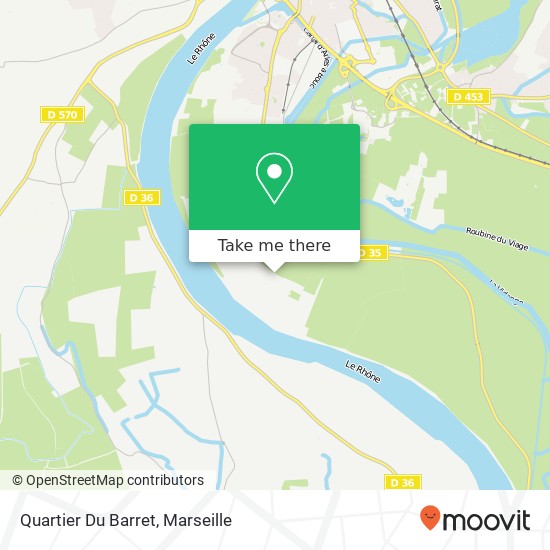 Mapa Quartier Du Barret