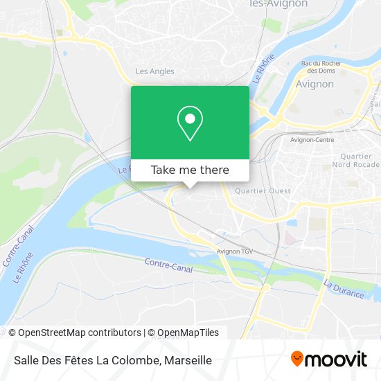 Salle Des Fêtes La Colombe map