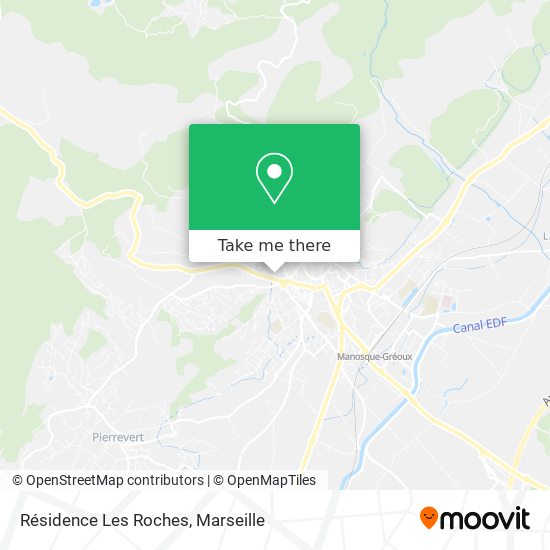 Résidence Les Roches map