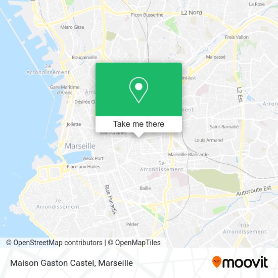 Maison Gaston Castel map