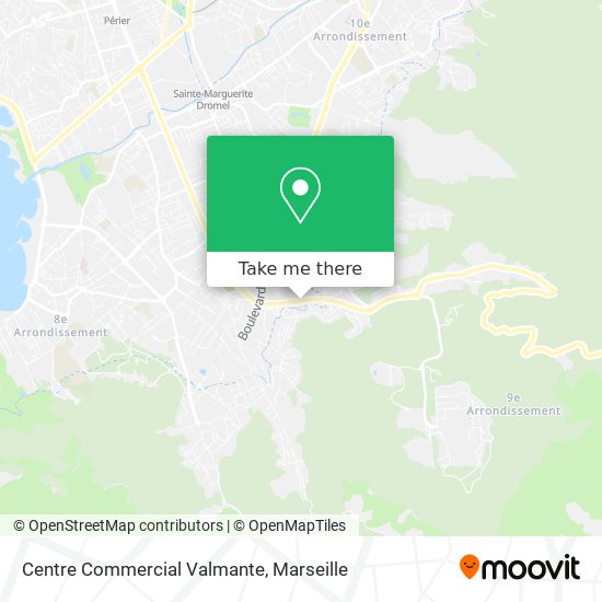 Centre Commercial Valmante map