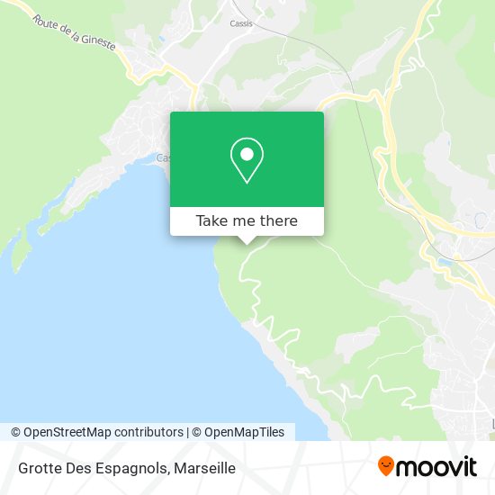 Grotte Des Espagnols map