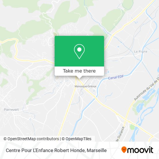 Centre Pour L'Enfance Robert Honde map