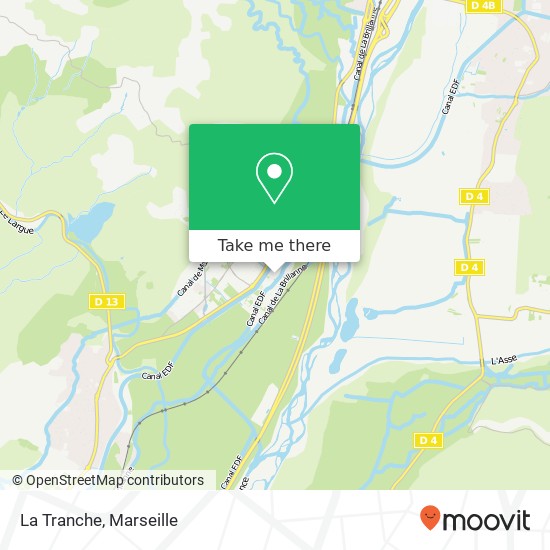 Mapa La Tranche