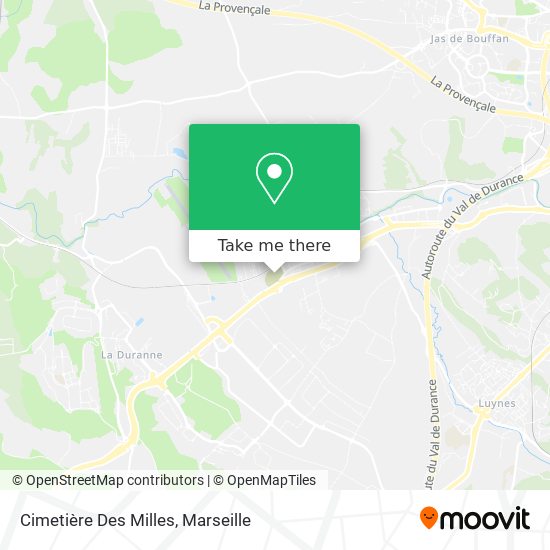 Cimetière Des Milles map