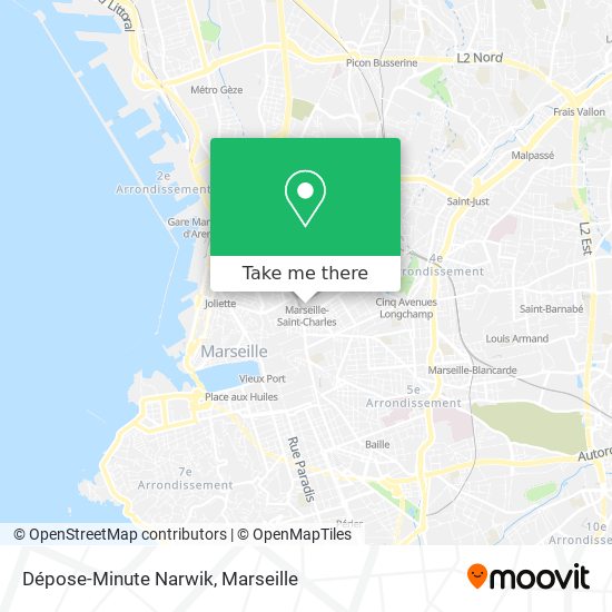 Dépose-Minute Narwik map