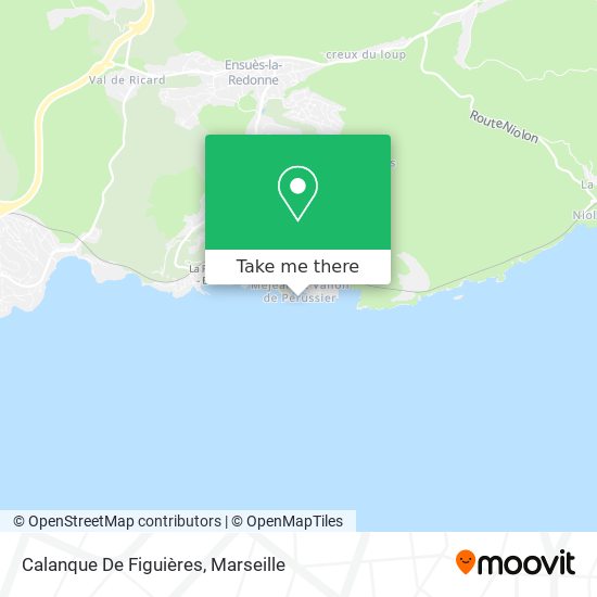 Calanque De Figuières map