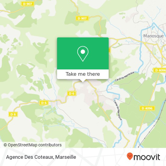 Agence Des Coteaux map