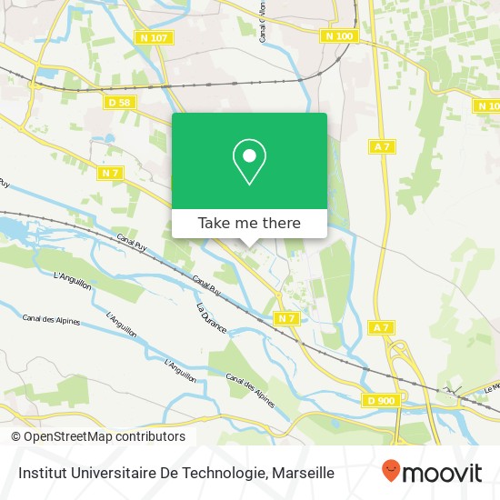 Mapa Institut Universitaire De Technologie