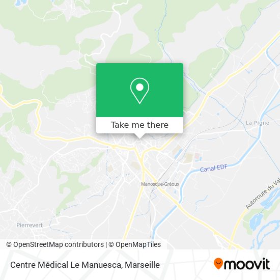 Centre Médical Le Manuesca map