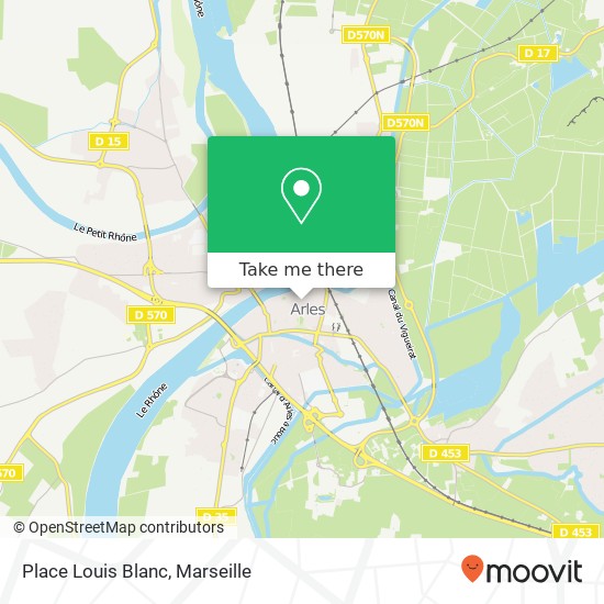 Mapa Place Louis Blanc