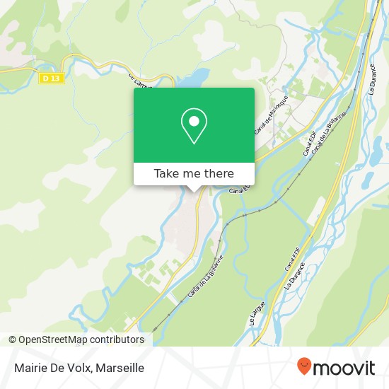 Mapa Mairie De Volx